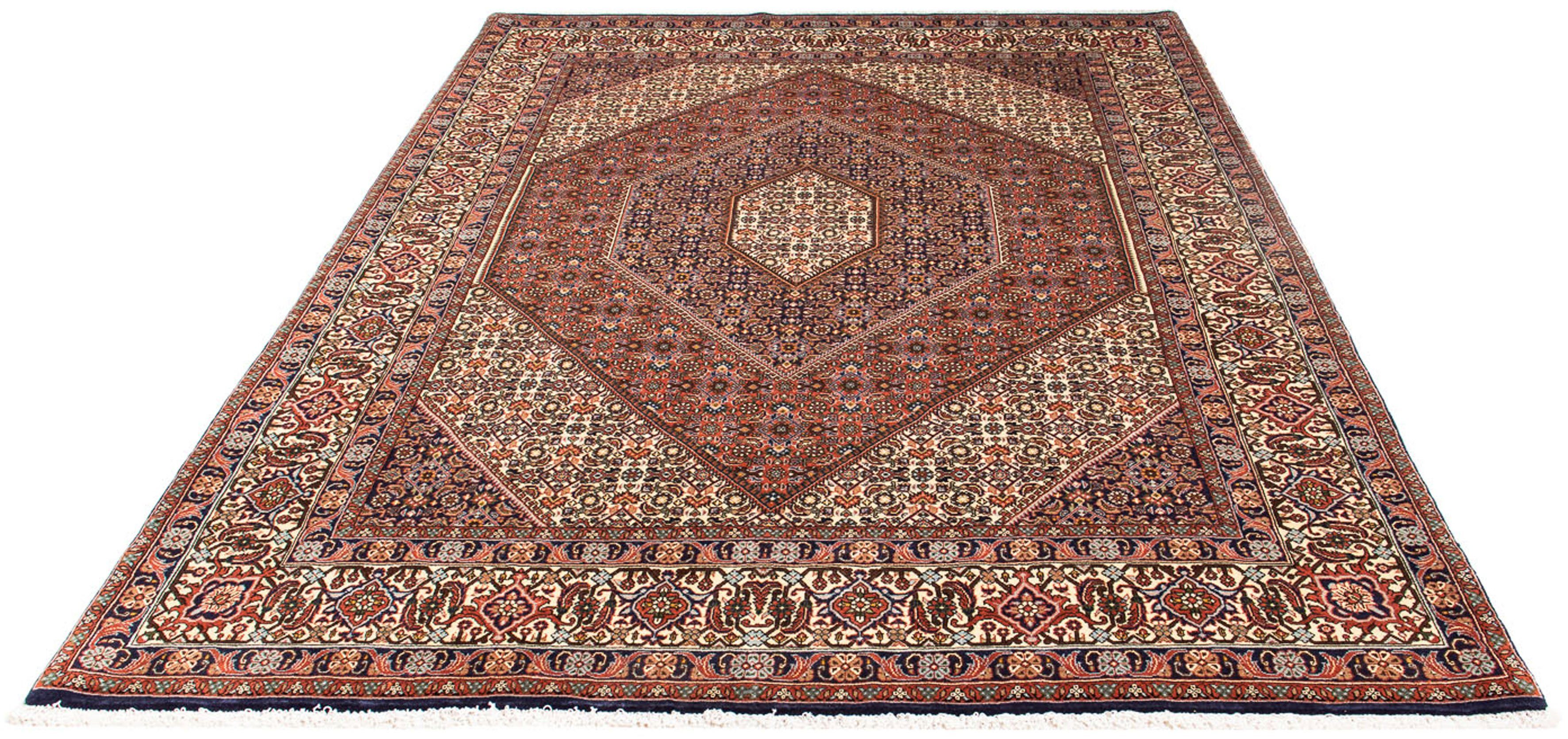 Orientteppich Perser - Bidjar - 237 x 170 cm - braun, morgenland, rechteckig, Höhe: 15 mm, Wohnzimmer, Handgeknüpft, Einzelstück mit Zertifikat