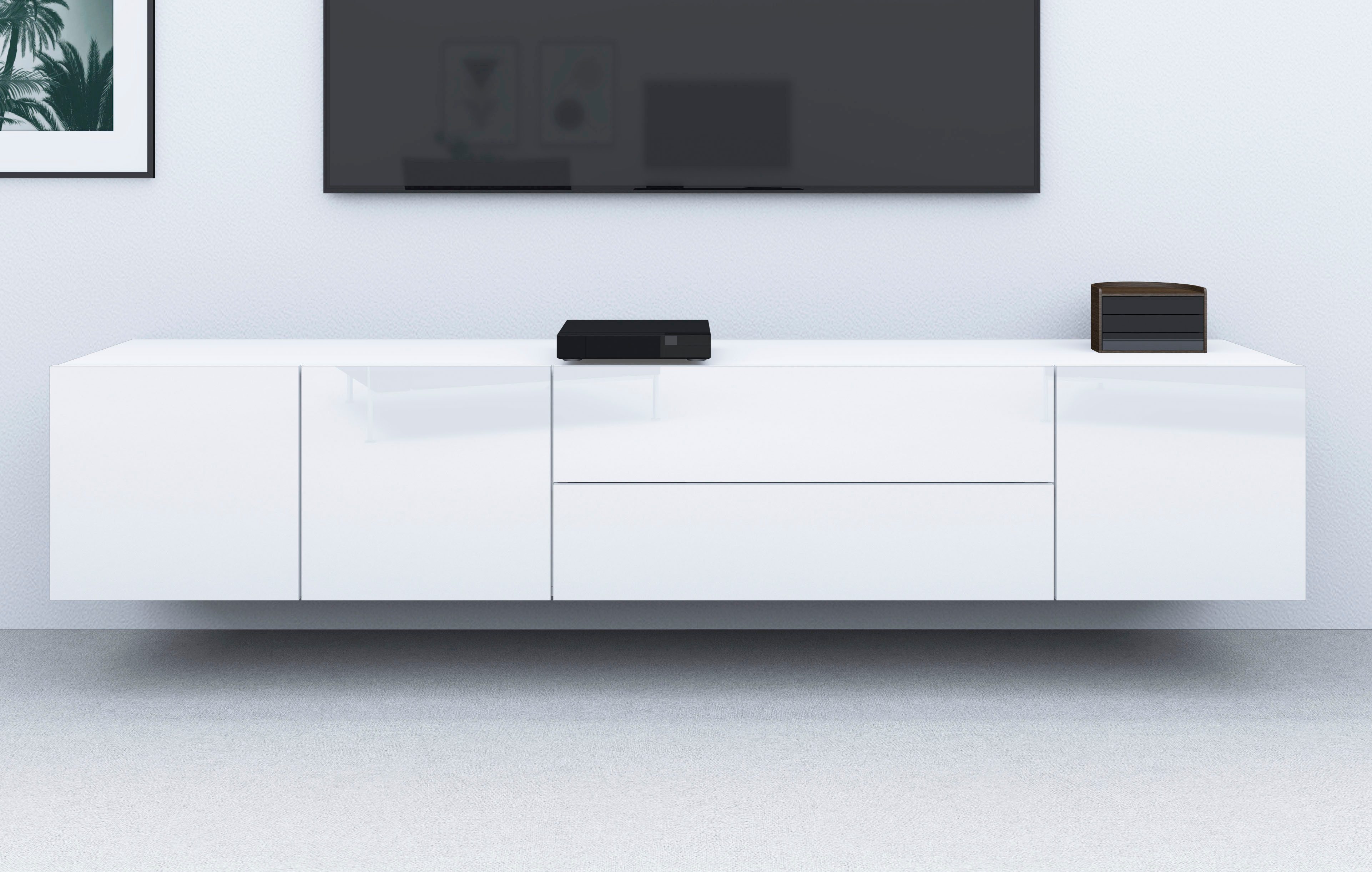 borchardt Möbel Lowboard Sophia, Breite 190 cm, stehend und hängend montierbar