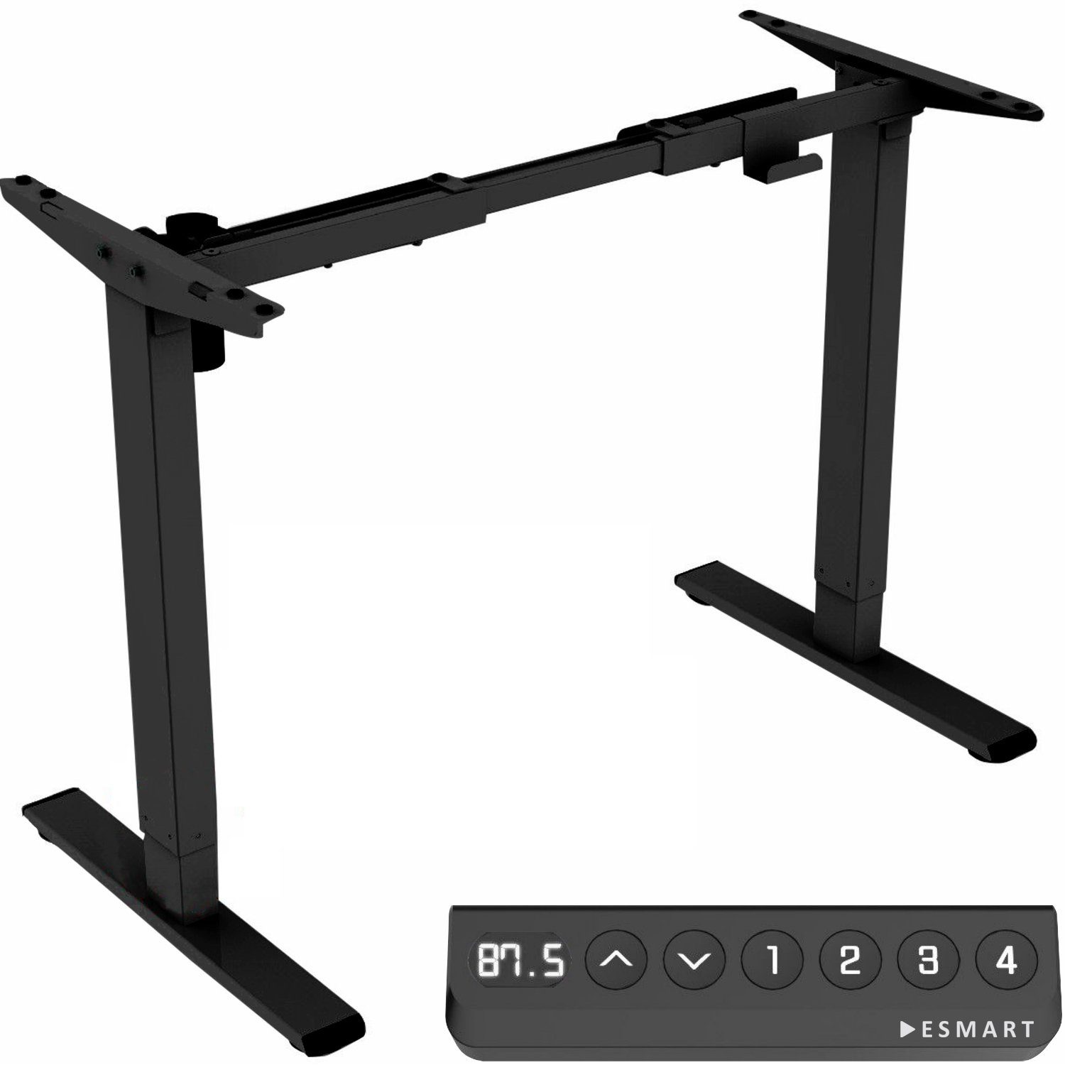 ESMART Schreibtisch ESMART Germany, ELX-121 Elektrisch höhenverstellbares Tischgestell Höhe: 71 - 121 cm