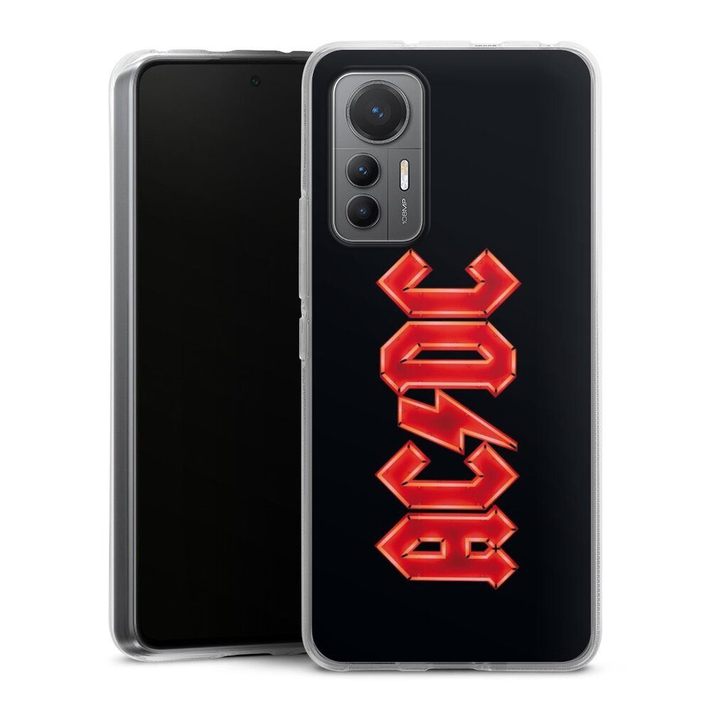 DeinDesign Handyhülle ACDC Logo Offizielles Lizenzprodukt ACDC Logo Large, Xiaomi 12 Lite 5G Silikon Hülle Bumper Case Handy Schutzhülle