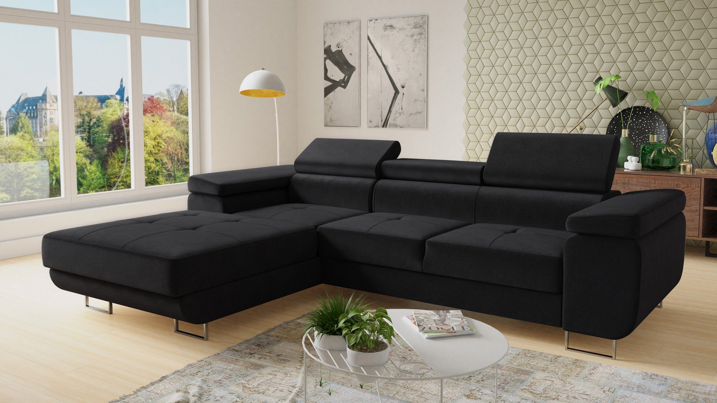 Sofnet Ecksofa Divo, mit Schlaffunktion und günstig online kaufen