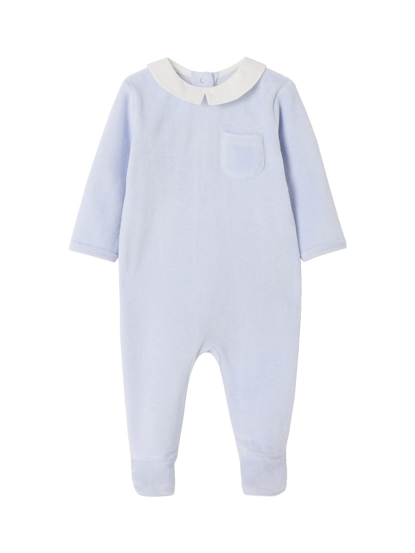 Schlafanzug Bio-Kollektion: Baby Samt-Strampler