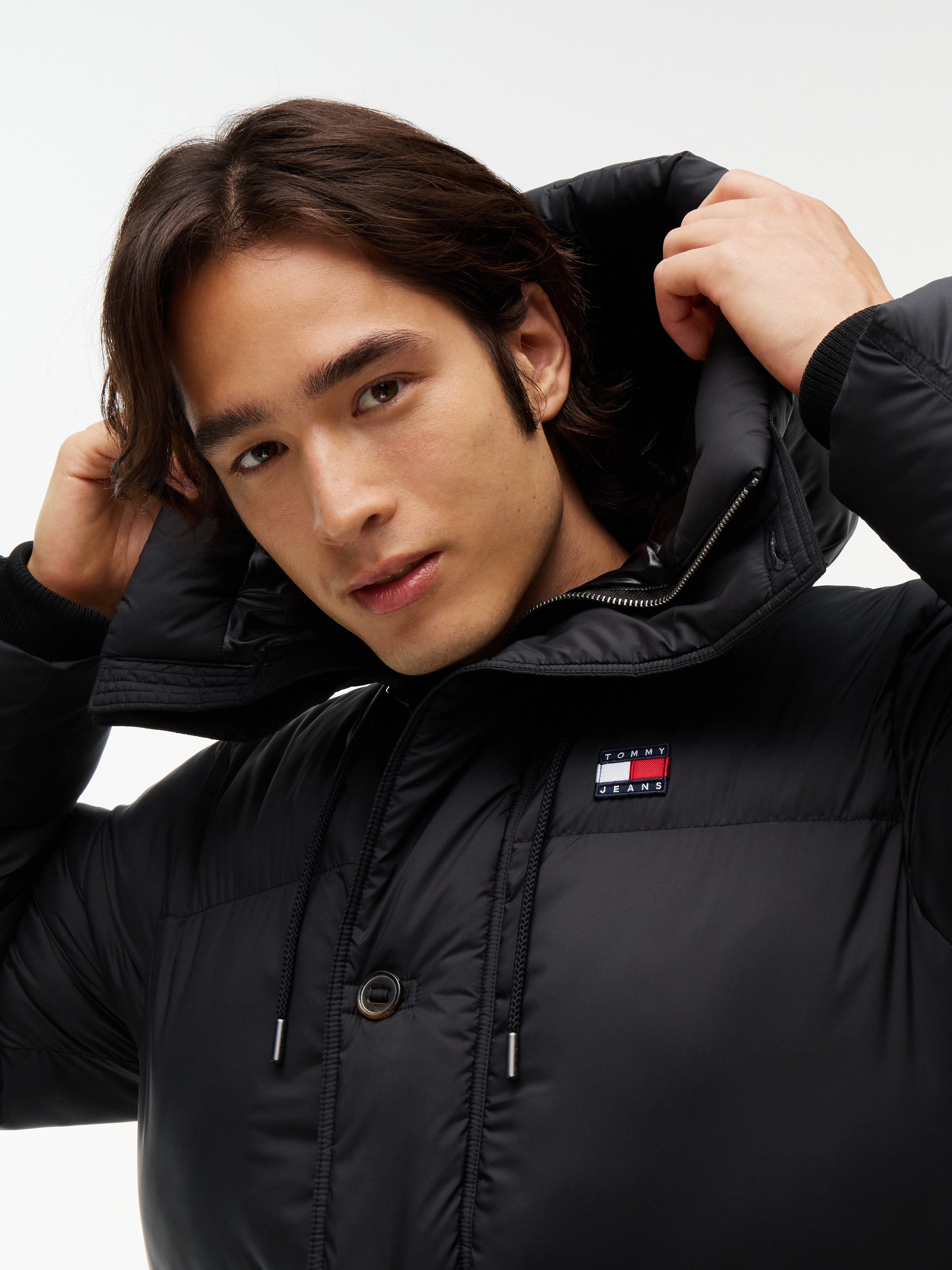 Tommy Jeans Parka TJM WORKWEAR HOODED PARKA relaxed fit, wattiert