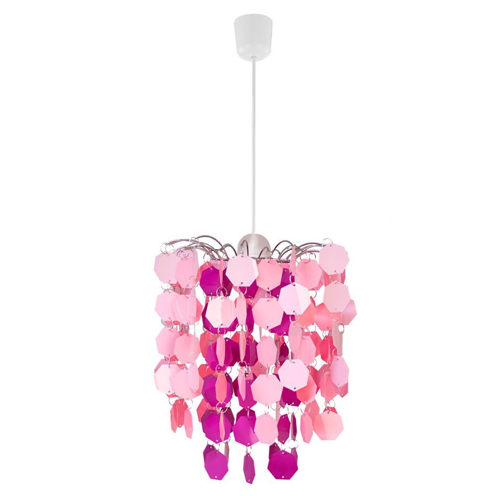 Lampe dimmbar Spiel etc-shop Mädchen Leuchte pink Dekolicht, Kinder Farbwechsel, Zimmer Hänge Decken inklusive, Warmweiß, Leuchtmittel