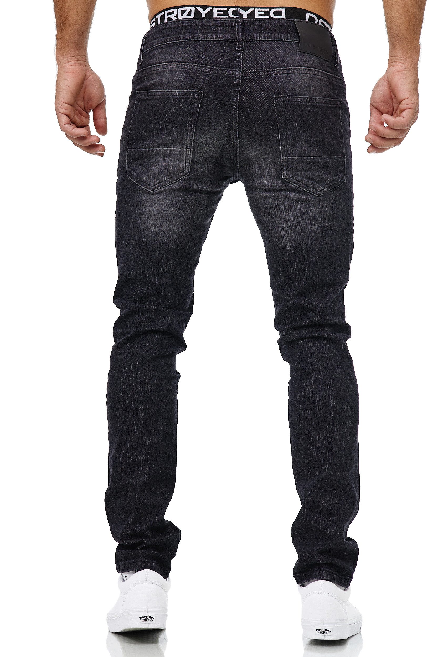 MERISH Slim-fit-Jeans MERISH Jeans Herren Slim Fit Jeanshose Stretch Designer Hose Denim – Bild 4 von 4