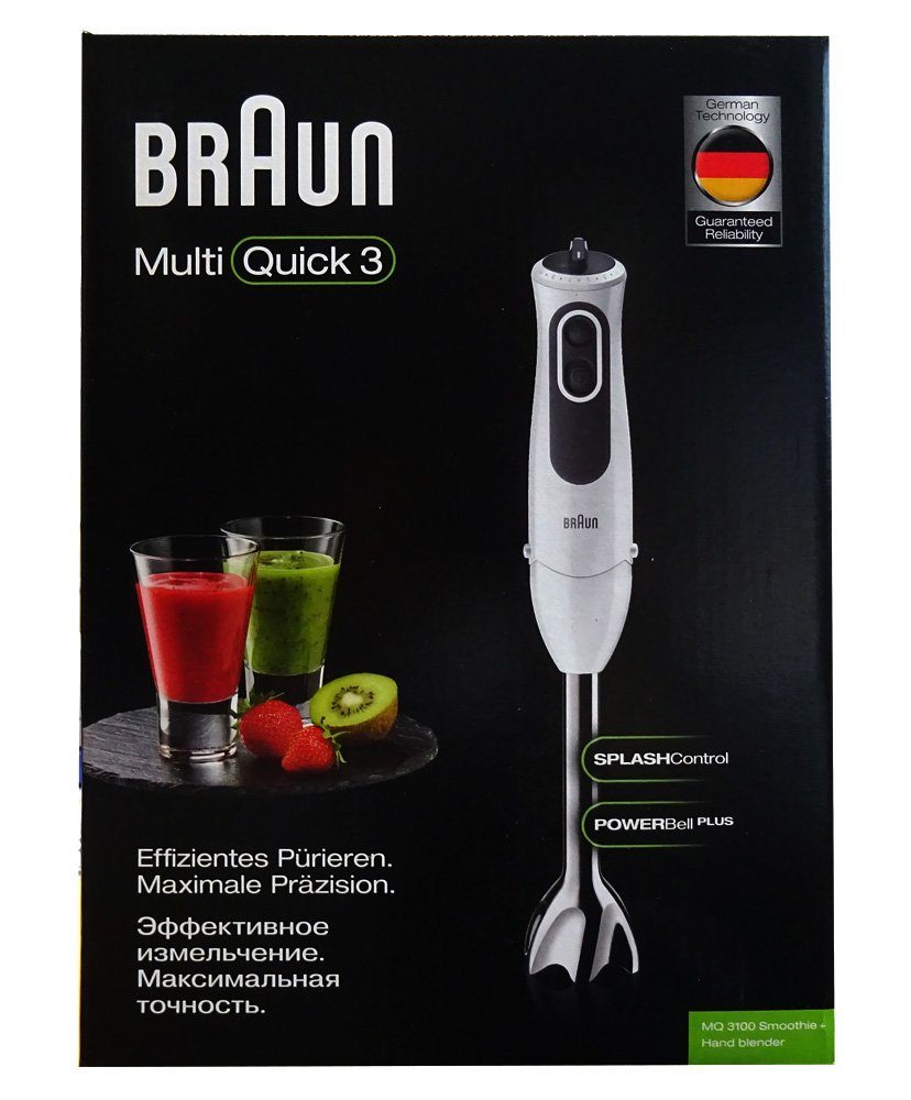 Braun Stabmixer MQ 3100WH Stabmixer 3 MultiQuick