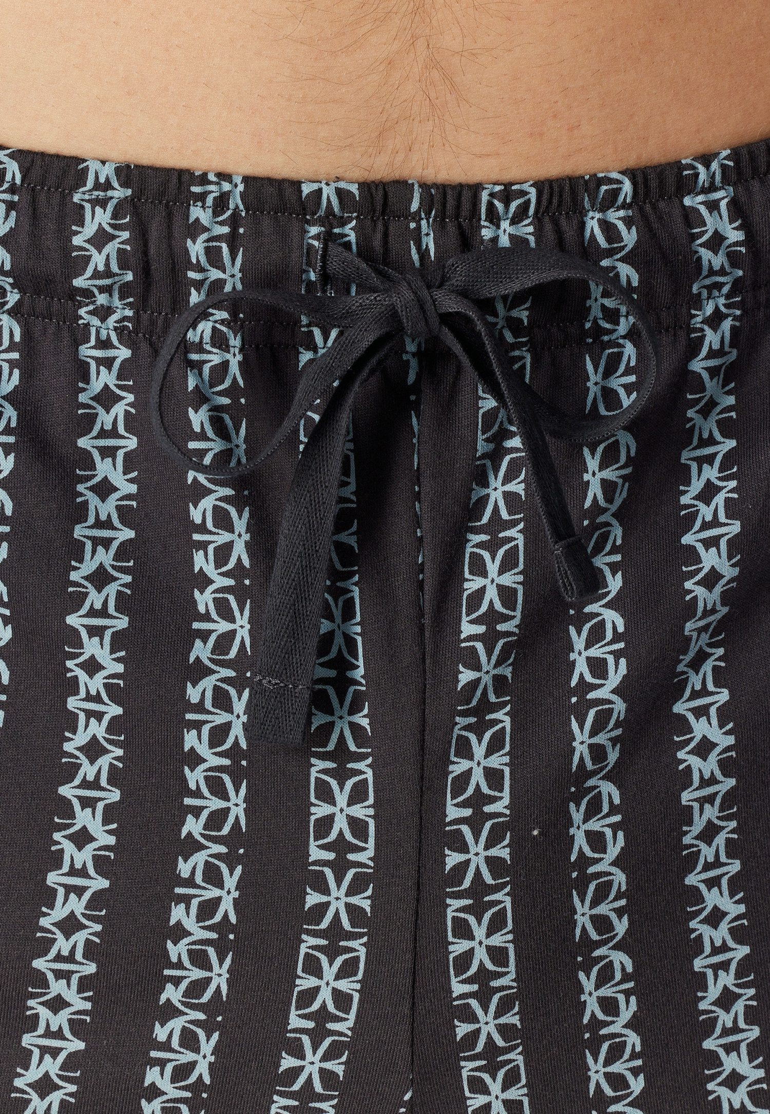 Schiesser Pyjamahose Mix + Relax mit seitlichen Taschen, Single-Jersey Qualität – Bild 3 von 5
