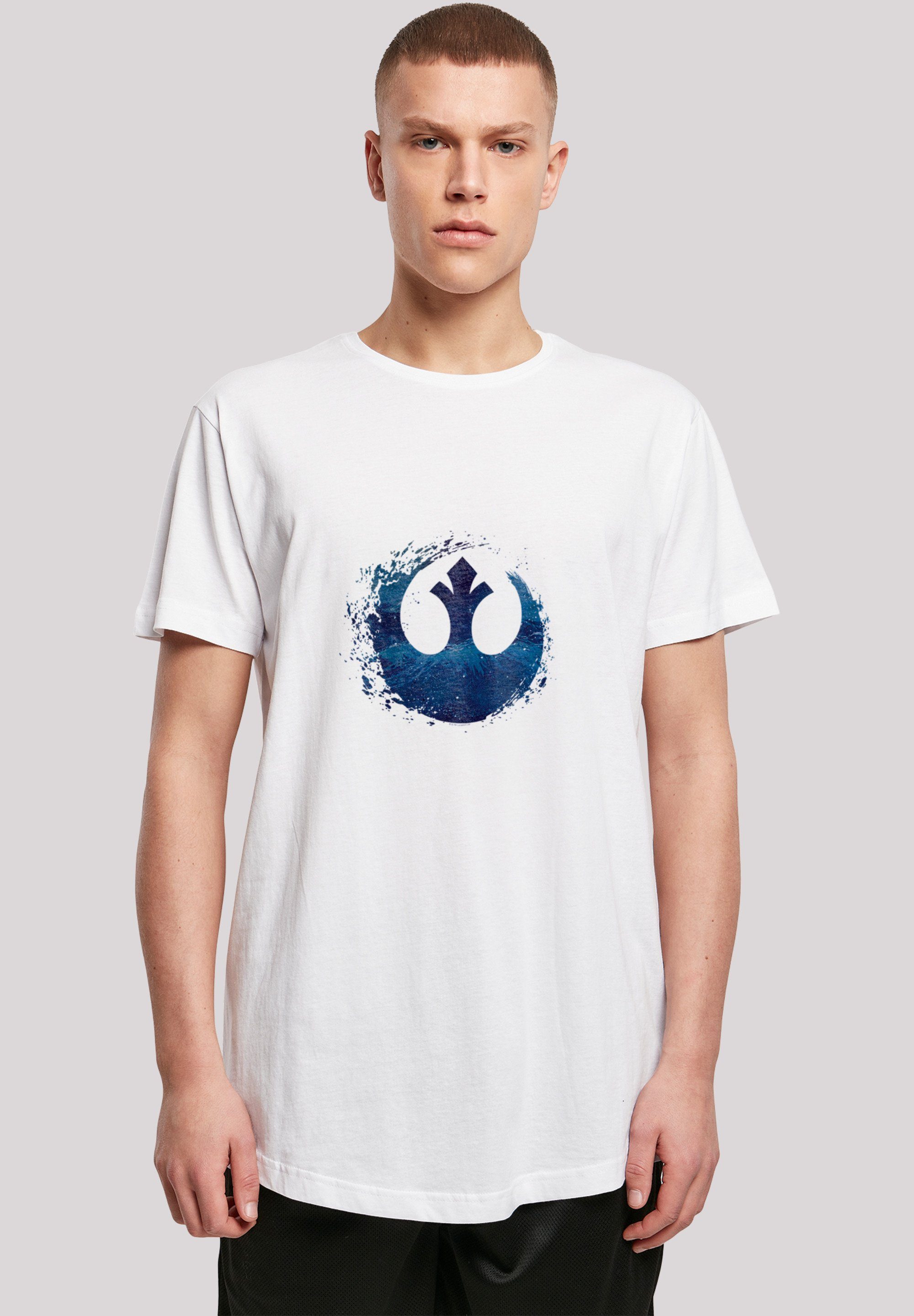 F4NT4STIC T-Shirt Star Wars Rise Of Skywalker Rebellen Logo Wave' Print weiß
