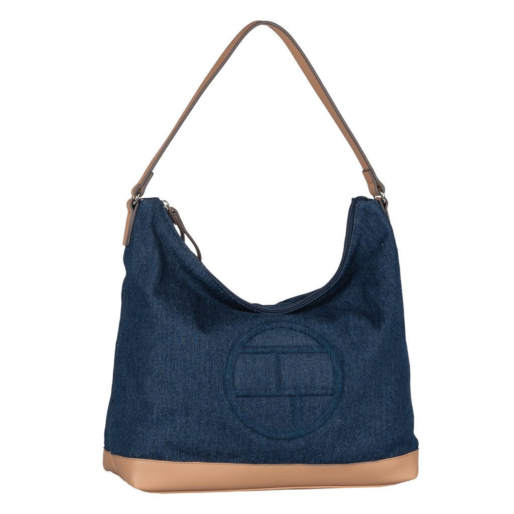 TOM TAILOR Hobo Gilda, Damen Tragetasche, Schultertasche mit großem Tom-Tailor-Logo