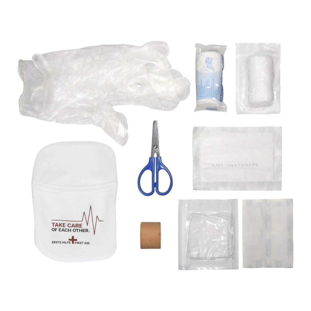 elasto Erste-Hilfe-Set Notfall-Set "Pouch" weiß