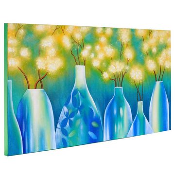 MCW Ölgemälde Wandbild Vasen, Vasen, Handgemalt, Hohe Qualität, Jedes Bild ein Unikat, Ölfarben