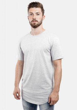 Blackskies T-Shirt Round Longshirt T-Shirt Aschgrau Large