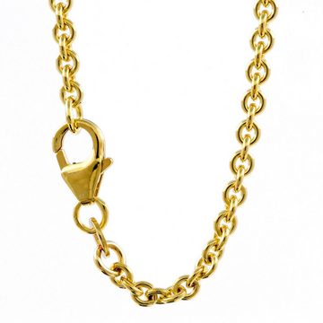 HOPLO Goldkette Goldkette Ankerkette Länge 60cm - Breite 2,4mm - 333-8 Karat Gold, Made in Germany
