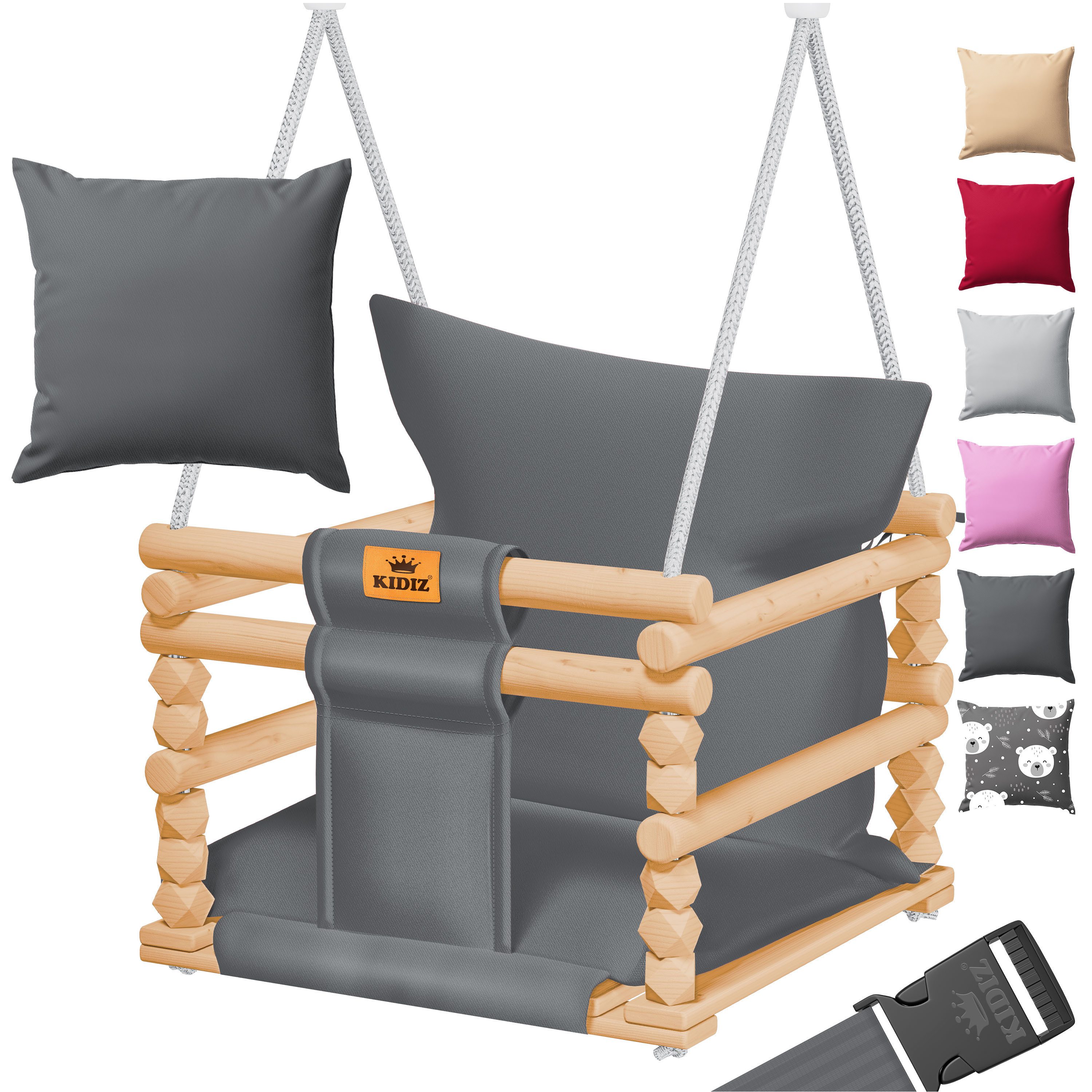 KIDIZ Babyschaukel, Kinderschaukel Schaukelsitz mit Polsterung günstig online kaufen