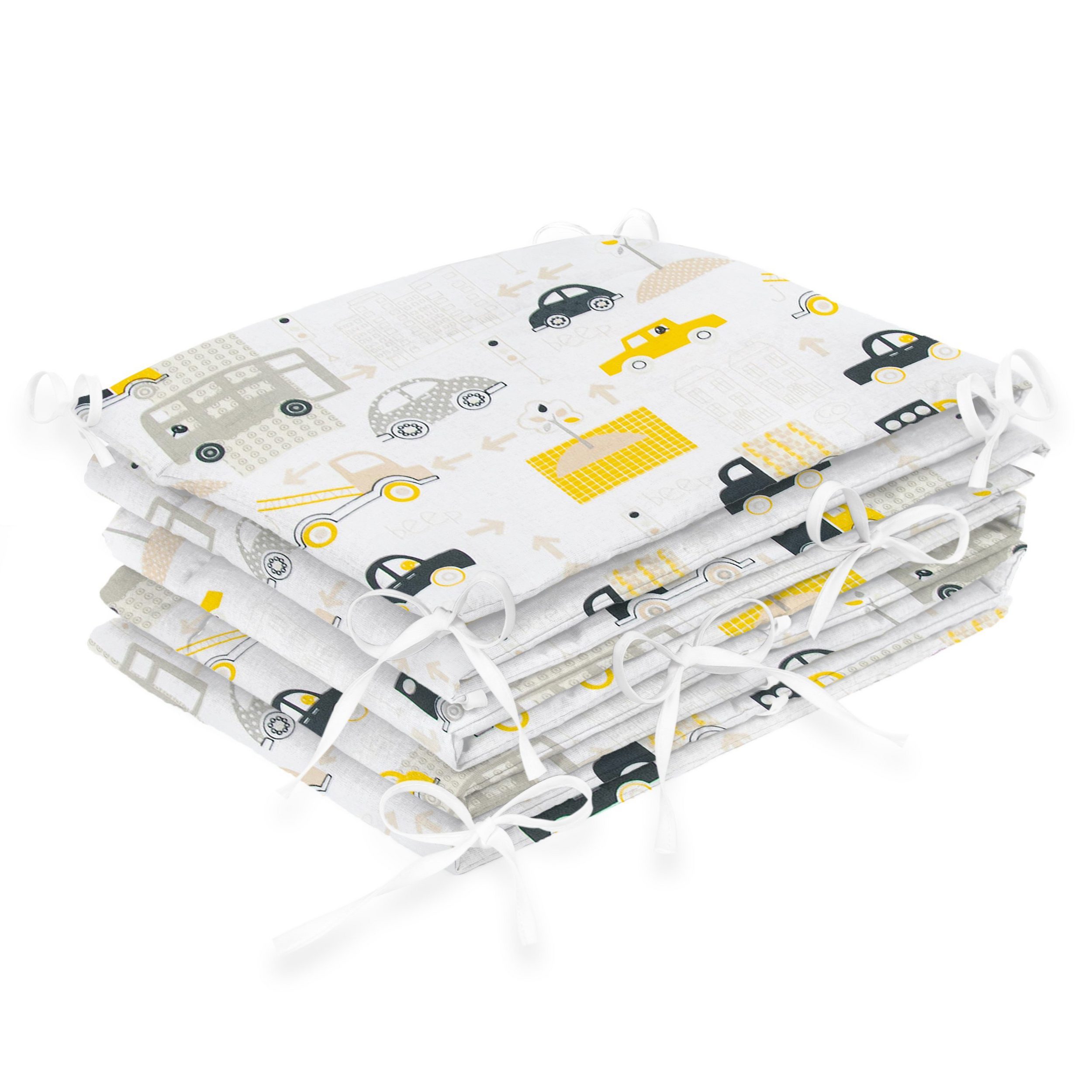 Amilian Bettnestchen Bettumrandung 360x30 cm für Babybett 120 x 60 cm geeignet (rundherum), (Nestchen, Kantenschutz), Umrandungen