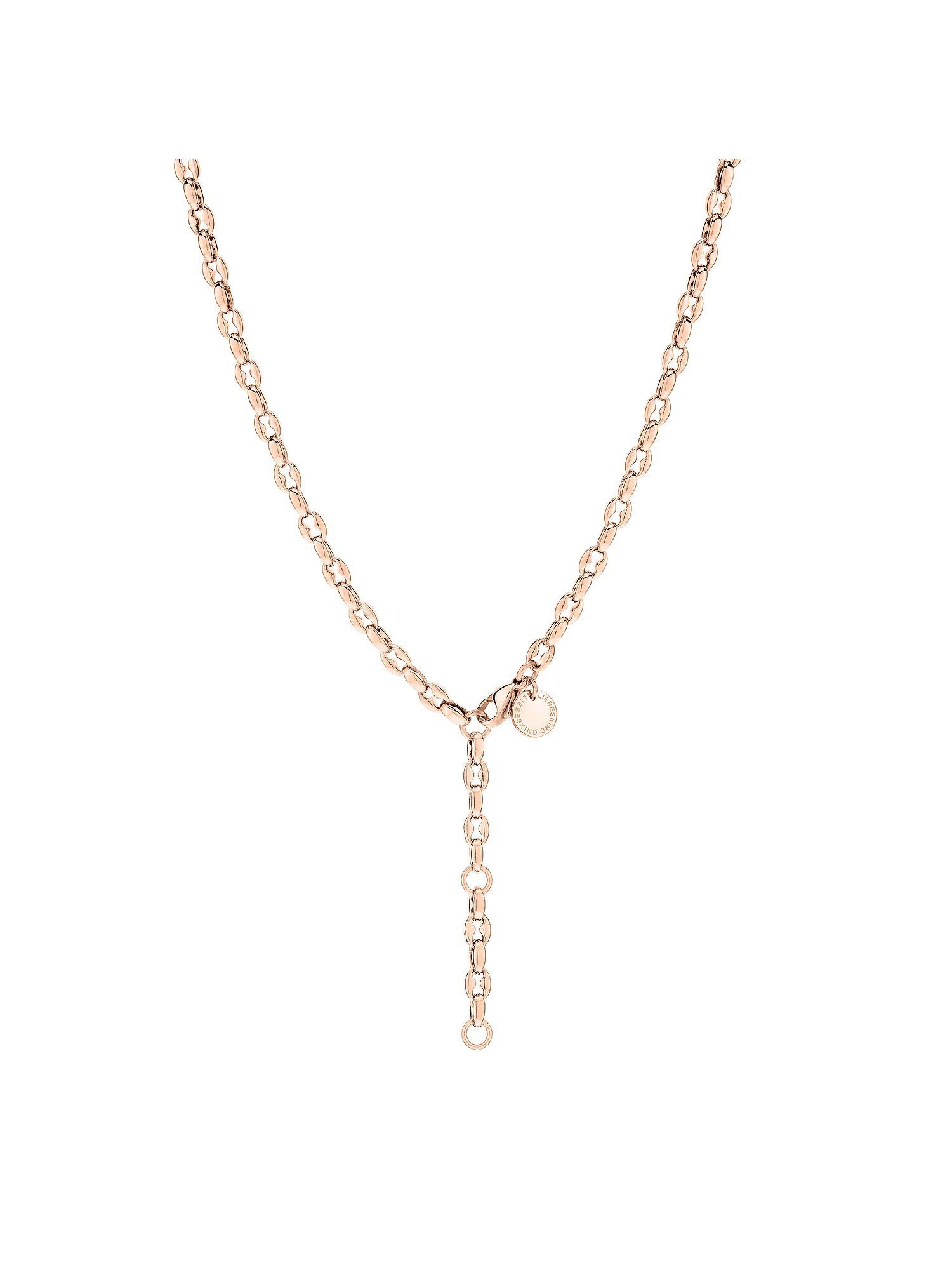 Liebeskind Liebeskind Edelstahl Berlin Damen-Kette Edelstahlkette roségold