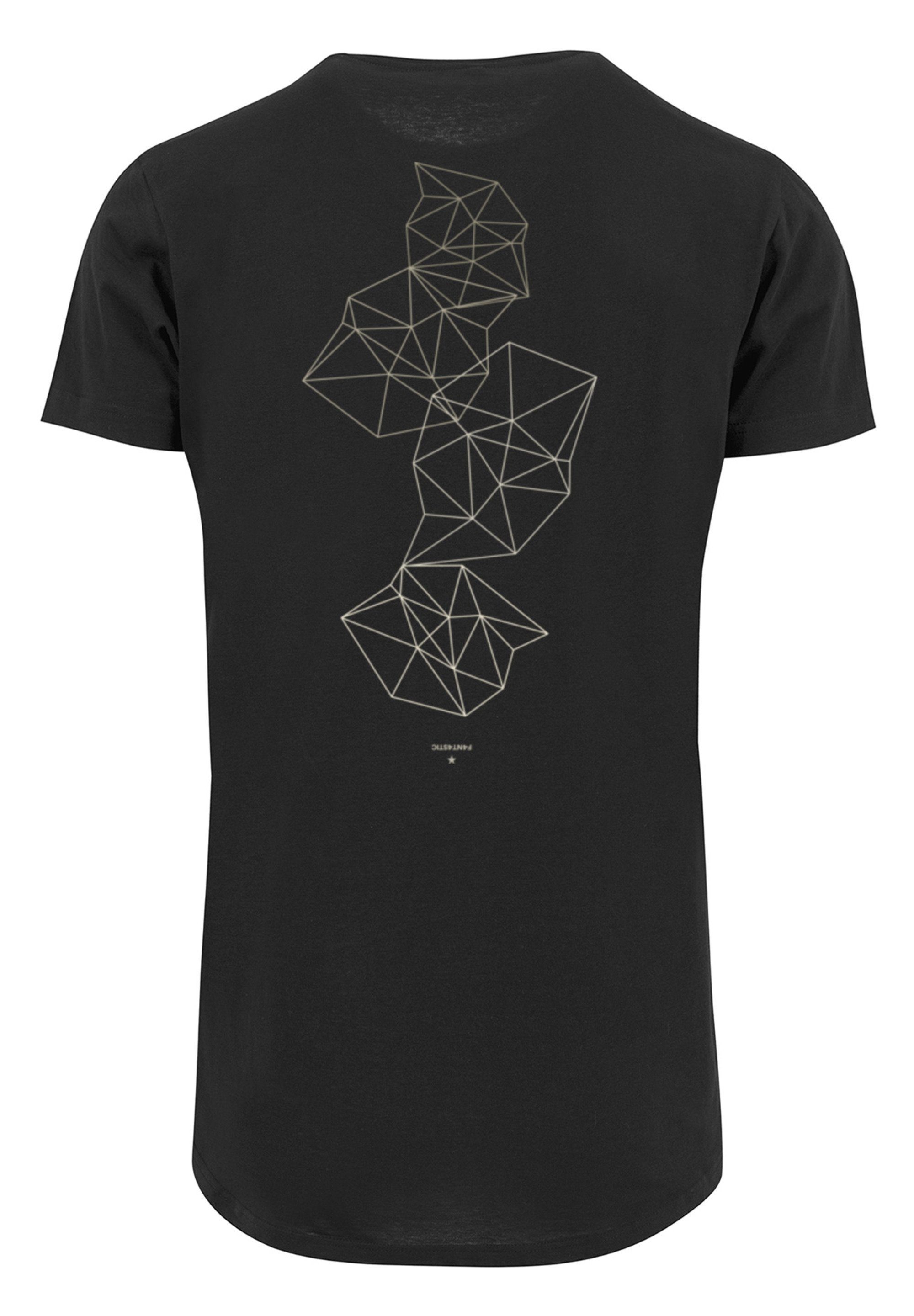 Abstract F4NT4STIC schwarz T-Shirt Print Geometrics