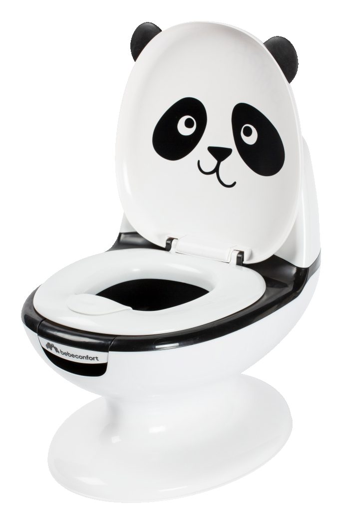 Bebeconfort Toilettentrainer Bebeconfort Minitoilette, töpfchen baby, 1-3 Jahre, lebensechtes Desig, Genau wie eine echte Toilette Bezaubernde Tiermotive Einfach für al…