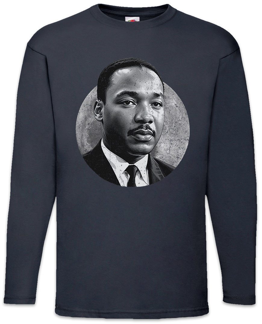 Langarmshirt MLK Moon Langarm T-Shirt Martin African Luther American King Leader