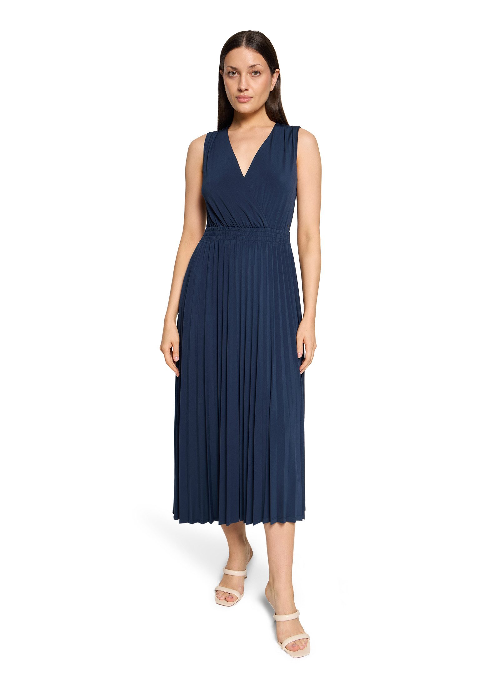 Betty&Co Plisseekleid Damen ohne Arm Plissee