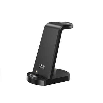 XO 3in1 Ladeständer WX035 mit iPhone-Anschluss 15W schwarz Smartphone-Ladegerät