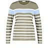 Reed/Offwhite Striped