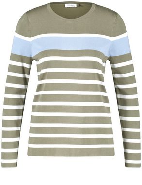 GERRY WEBER Rundhalspullover Softer Pullover mit modischen Streifen