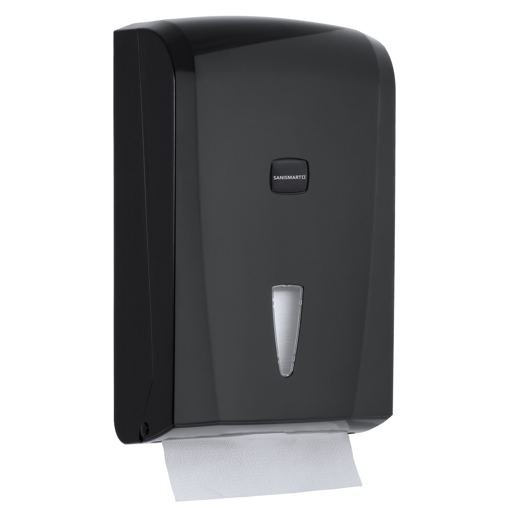 SANISMART Papierhandtuch SANISMART Handtuchspender BERBERIS für 600 Blatt C-V-Falz max. 24 cm