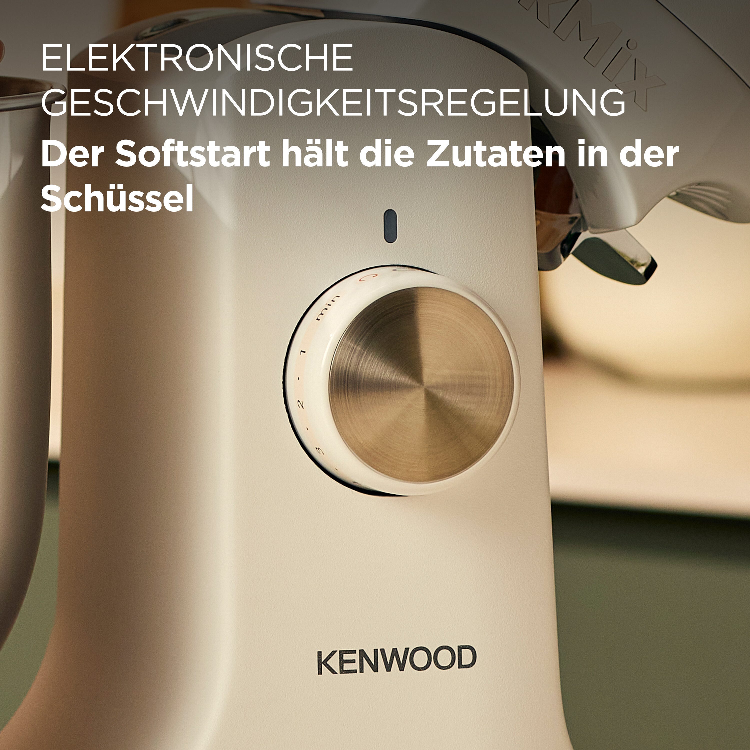 KENWOOD Küchenmaschine KMX751AWH, 1000 W, 5 l Schüssel