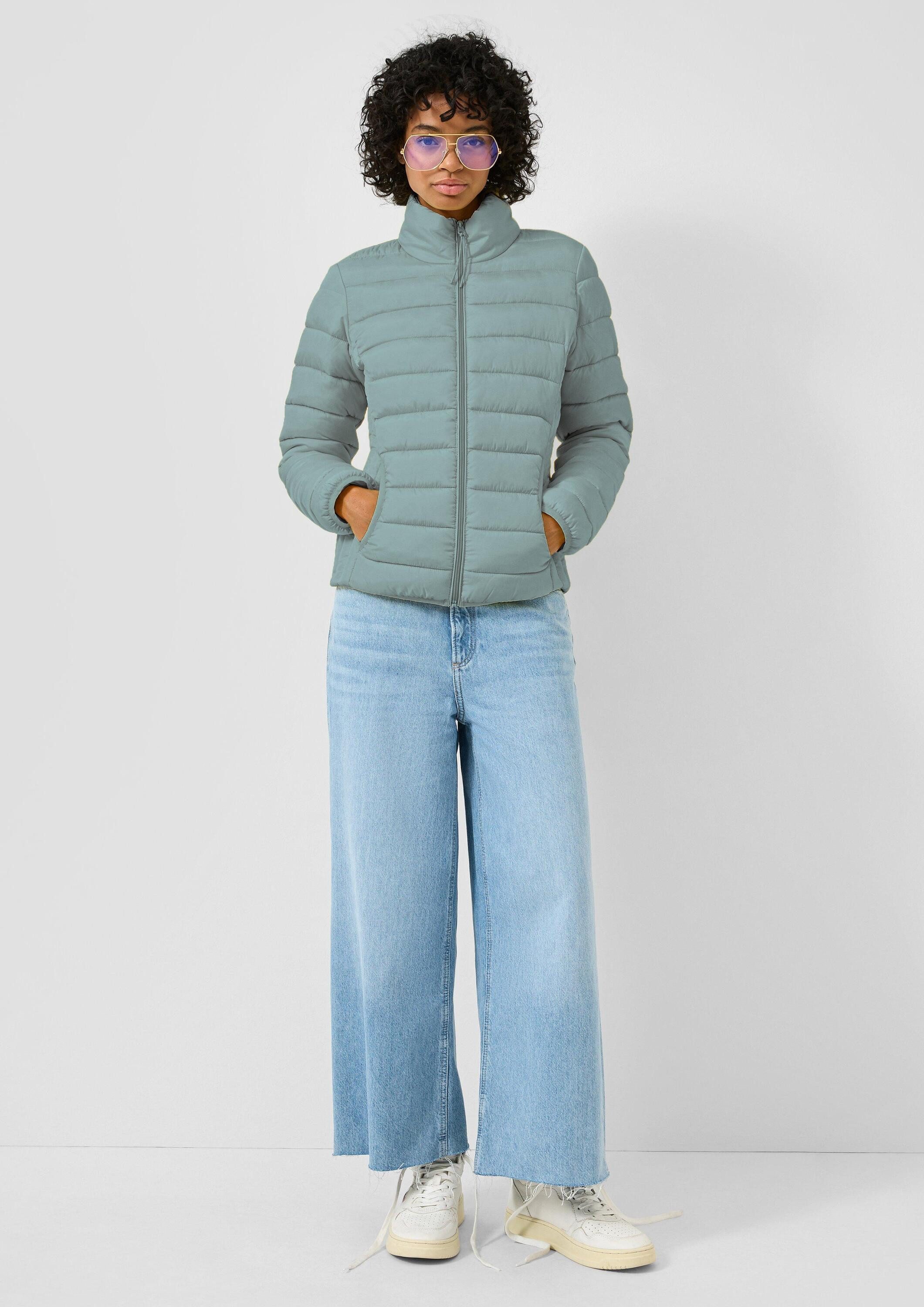 QS Winterjacke Outdoor-Jacke Steppjacke mit Stehkragen