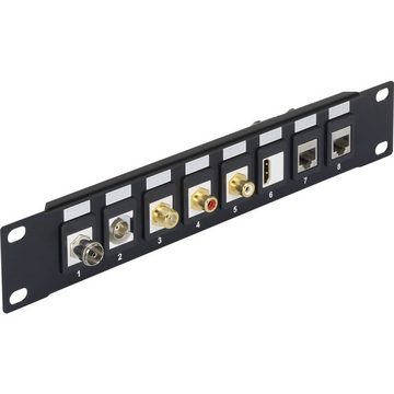 Renkforce Netzwerkschrank 8 Port 25.4 cm (10) Keystone Frontblende