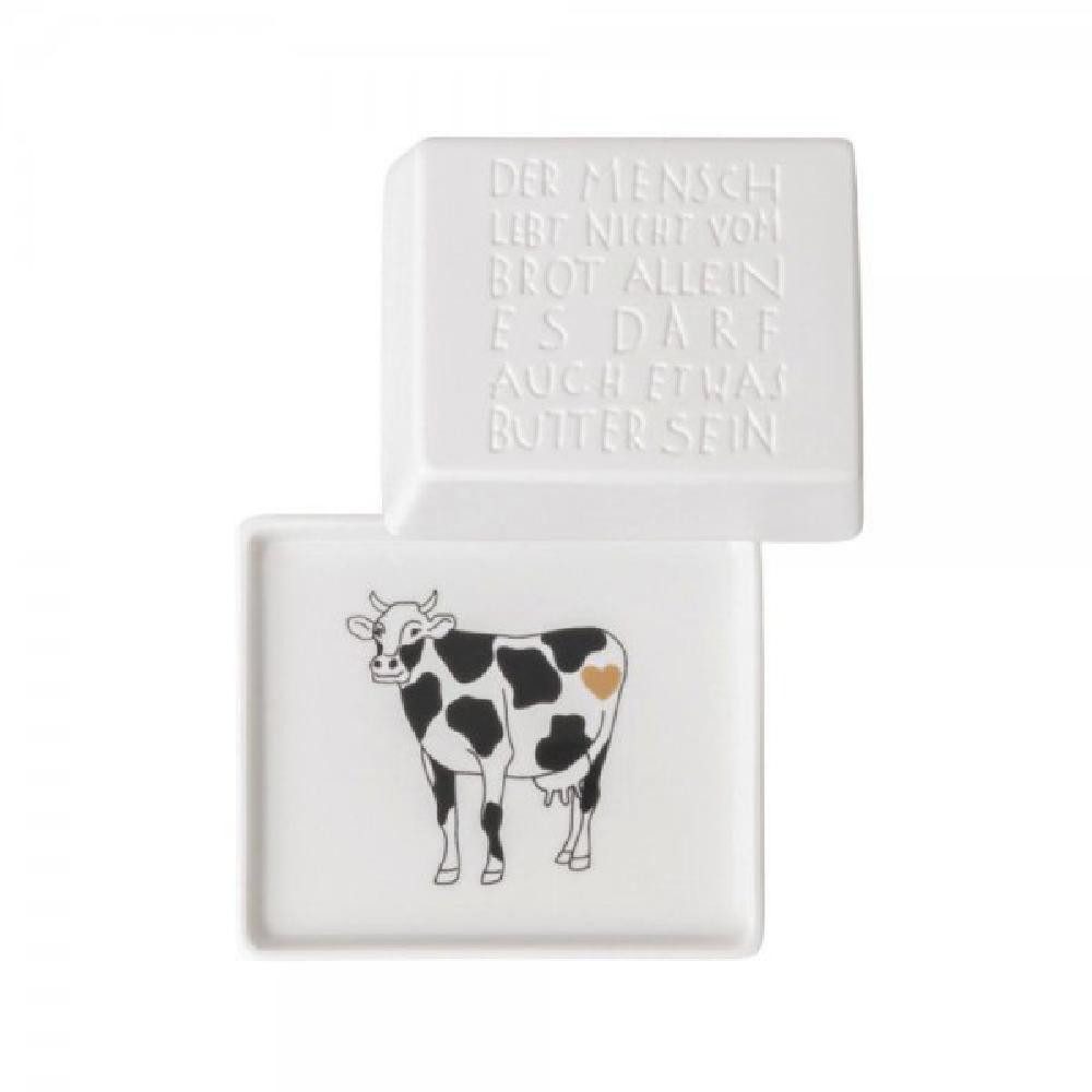 Räder Butterdose Design Butterdose Dining Der Mensch lebt nicht (Klein)