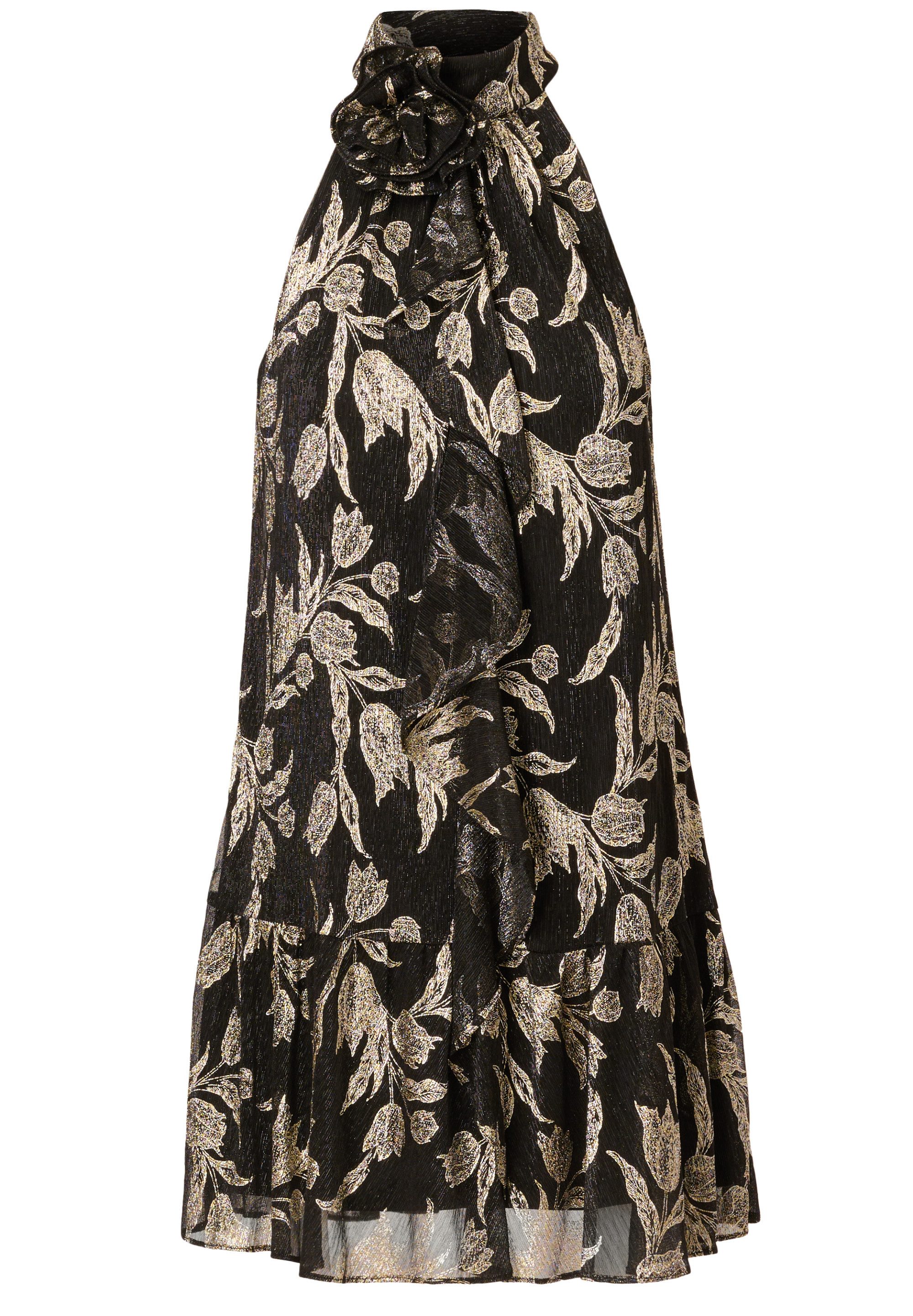 Adrianna Papell Abendkleid 3D Floral Halter günstig online kaufen