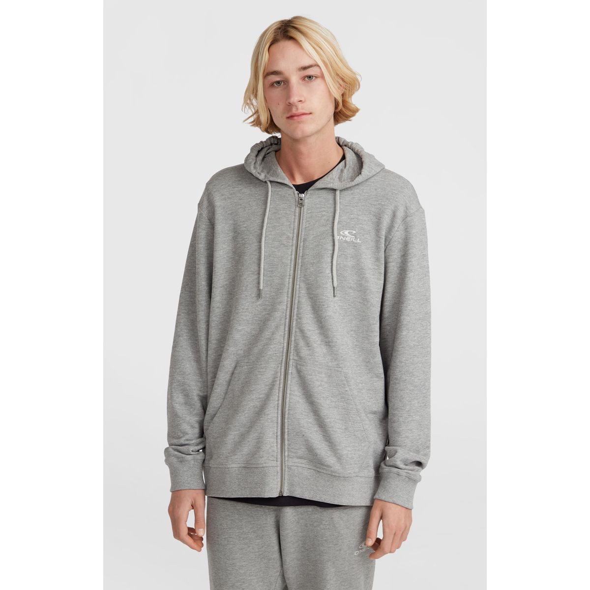 O'Neill Sweatshirt O'neill Small Logo Full Zip Hoodie Leichte Herren-Kapuzenjacke aus mittelschwerem Sweatstoff mit