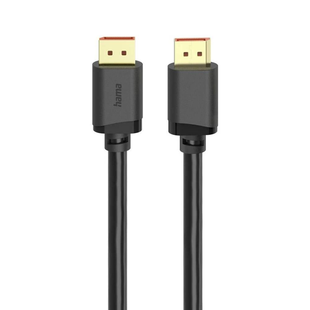 Hama DisplayPort Anschlusskabel DisplayPort Stecker 2 m Schwarz 16K UHD HDMI-Kabel, 16K UHD