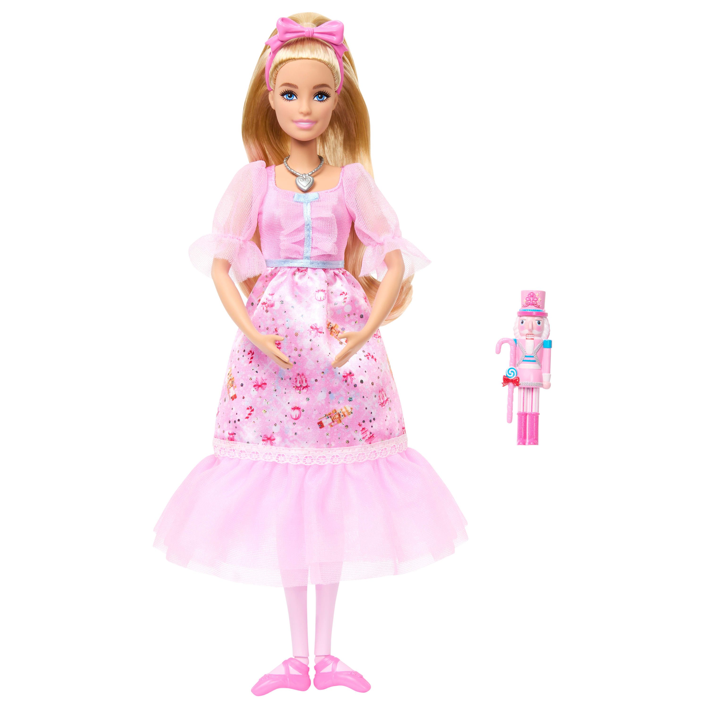 Barbie Anziehpuppe Barbie in: Der Nussknacker Ballerina-Puppe Clara, mit beweglichen Fußgelenken inkl. Spielzeug-Nussknacker