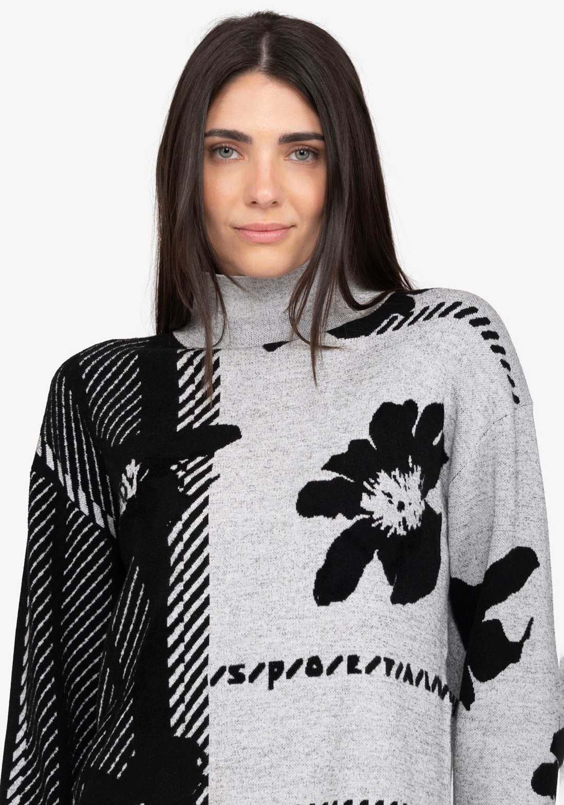 Sportalm Kitzbühel Strickpullover mit Blumenprint günstig online kaufen