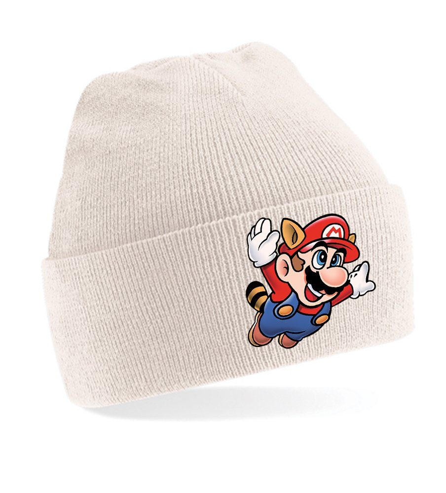 Beanie Unisex Erwachsenen Mütze Super Mario Fligh Retro Konsole Gaming