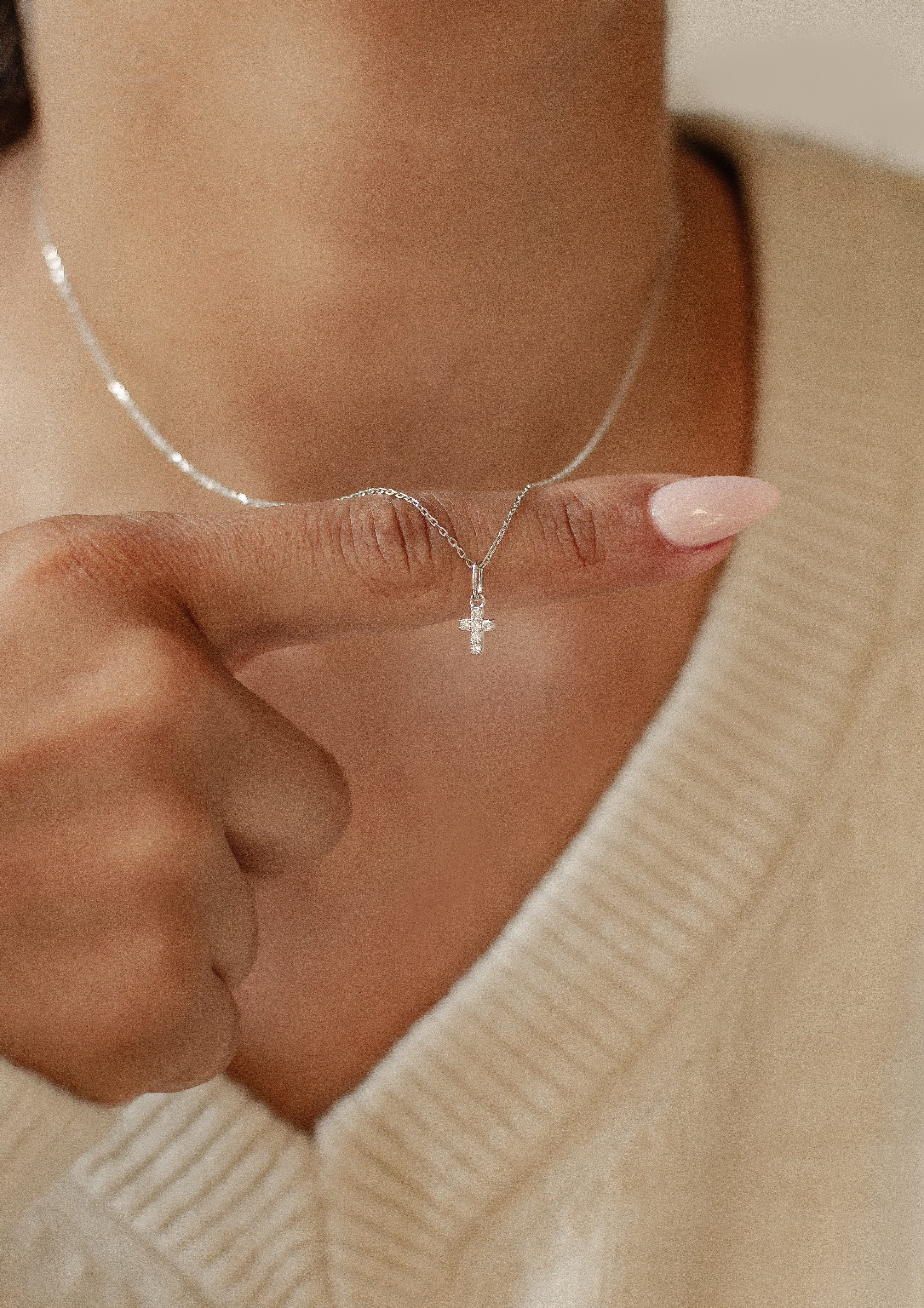 Dear Me Goldkette Damen Kreuz 585 günstig online kaufen
