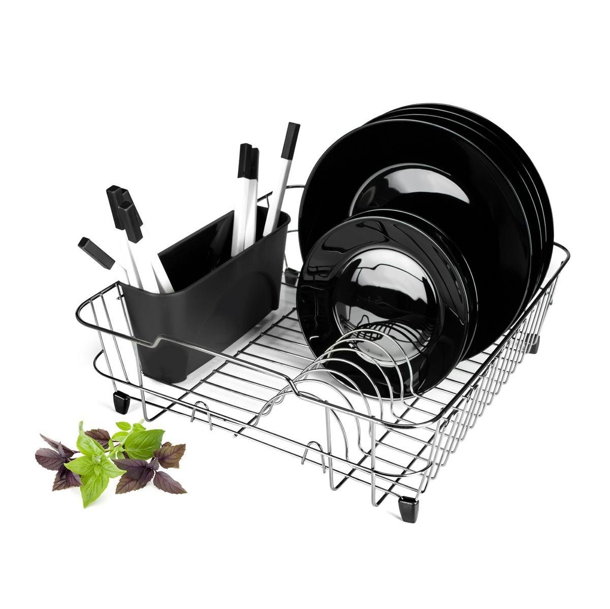 Geschirrständer Geschirrabtropfgestell mit Abtropfschale Spülablage Abtropfgestell
