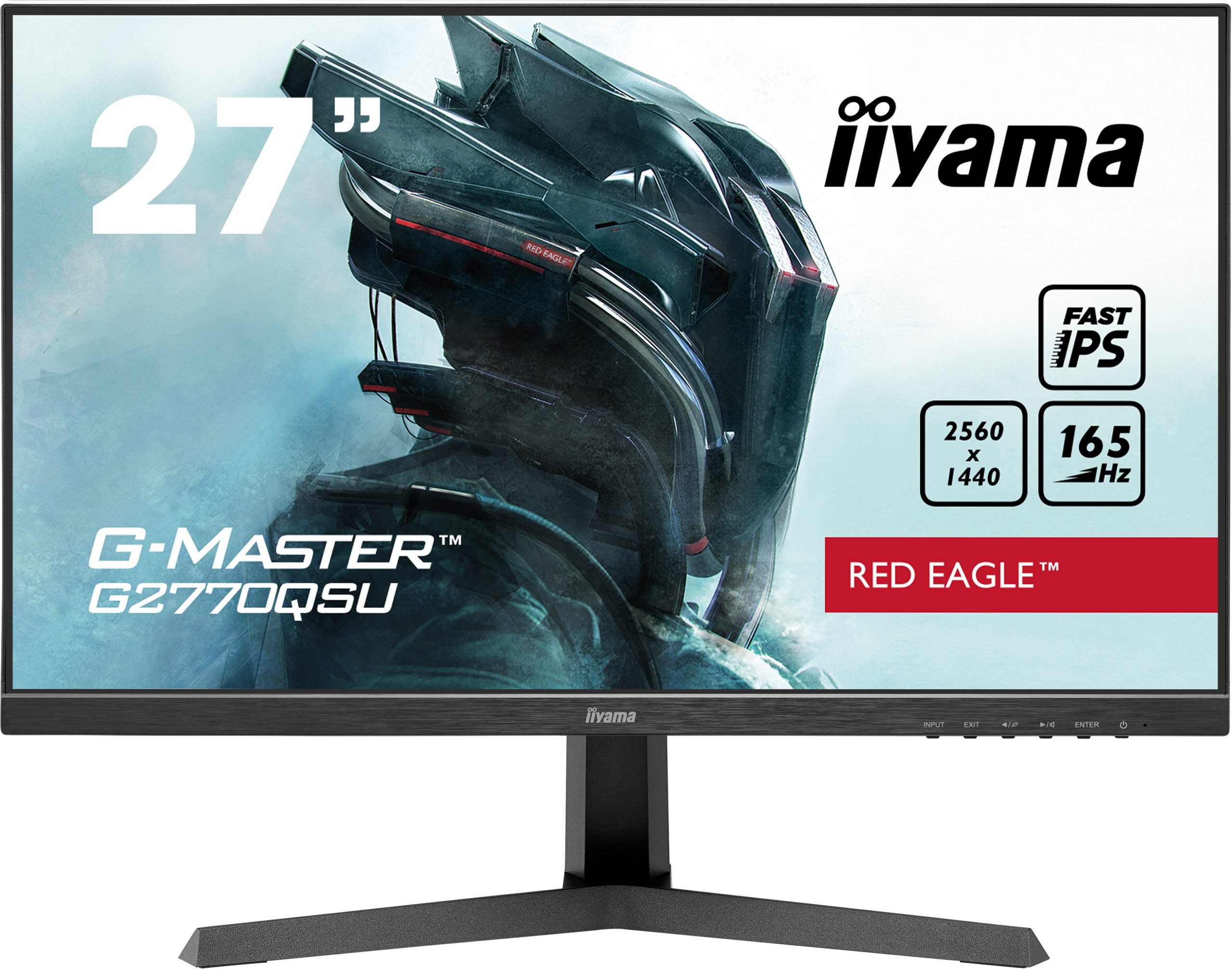 Iiyama G2770QSU-B1 Gaming-Monitor (68,5 cm/27 ", 2560 x 1440 px, WQHD, 165 Hz, IPS)