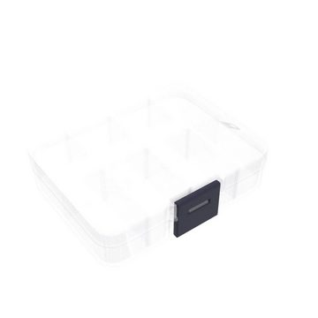 Belle Vous Organizer Transparente Sortierboxen (10er Pack) - 10,5 x 6,5 cm - 8 Fächer, Plastic Sorter Boxes with Dividers (10-Pack)