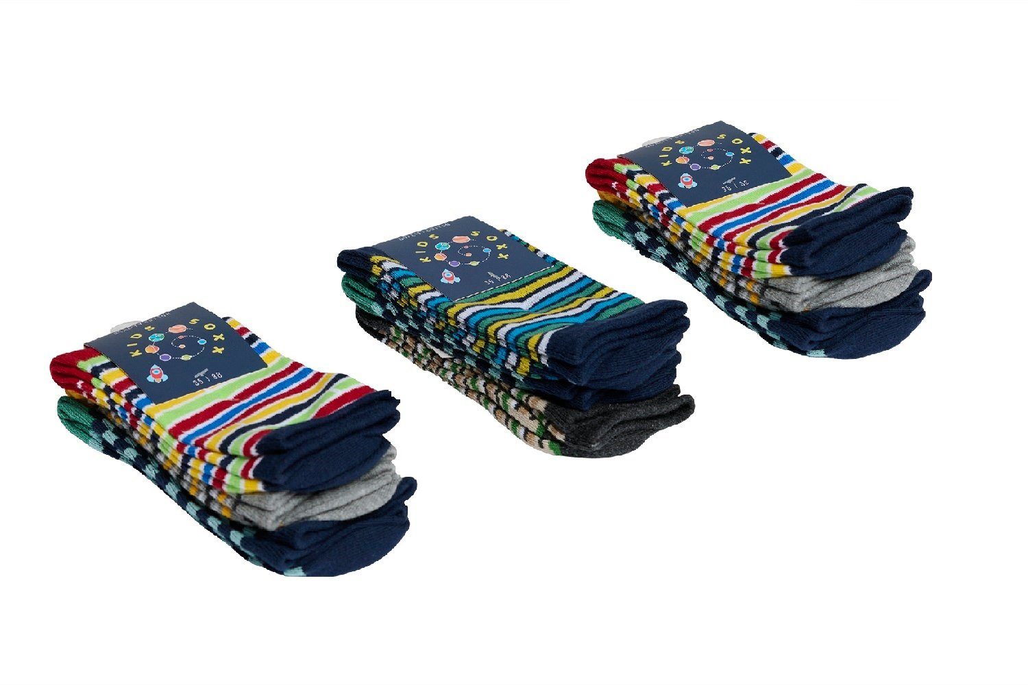 Hilltop Strümpfe Baumwolle 4 Mädchen für Kindersocken, Paar aus Jungen Jungen 9 &