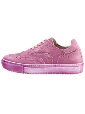 Andrea Conti ANDREA CONTI Damen Leder-Sneaker, pink Schnürschuh