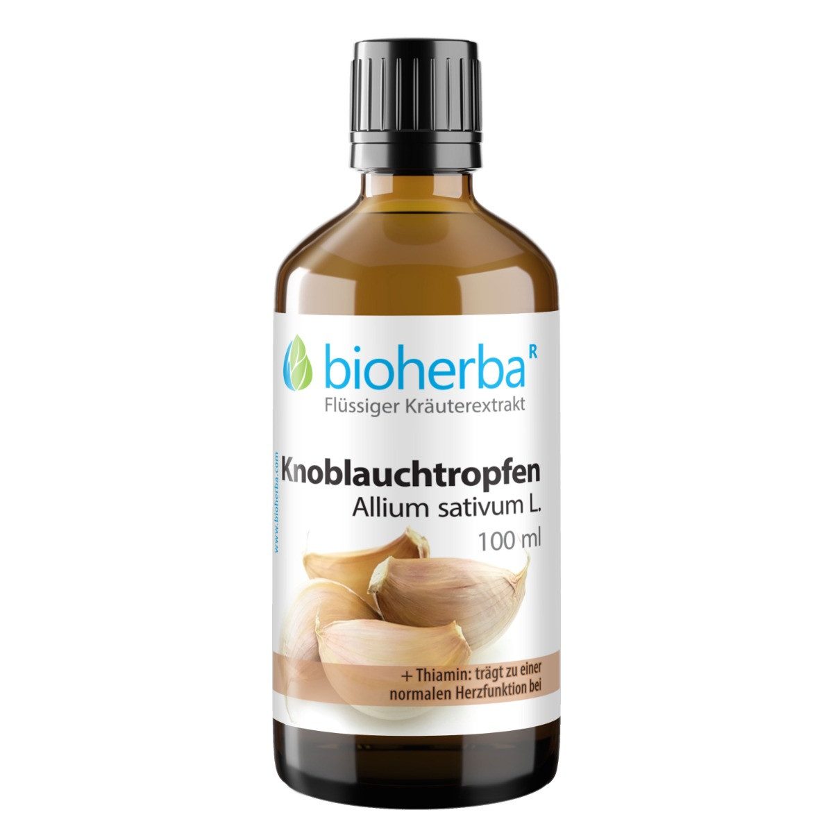 BIOHERBA R Knoblauchtropfen Allium sativum L. Tinktur 100 ml Nahrungsergänzungsmittel