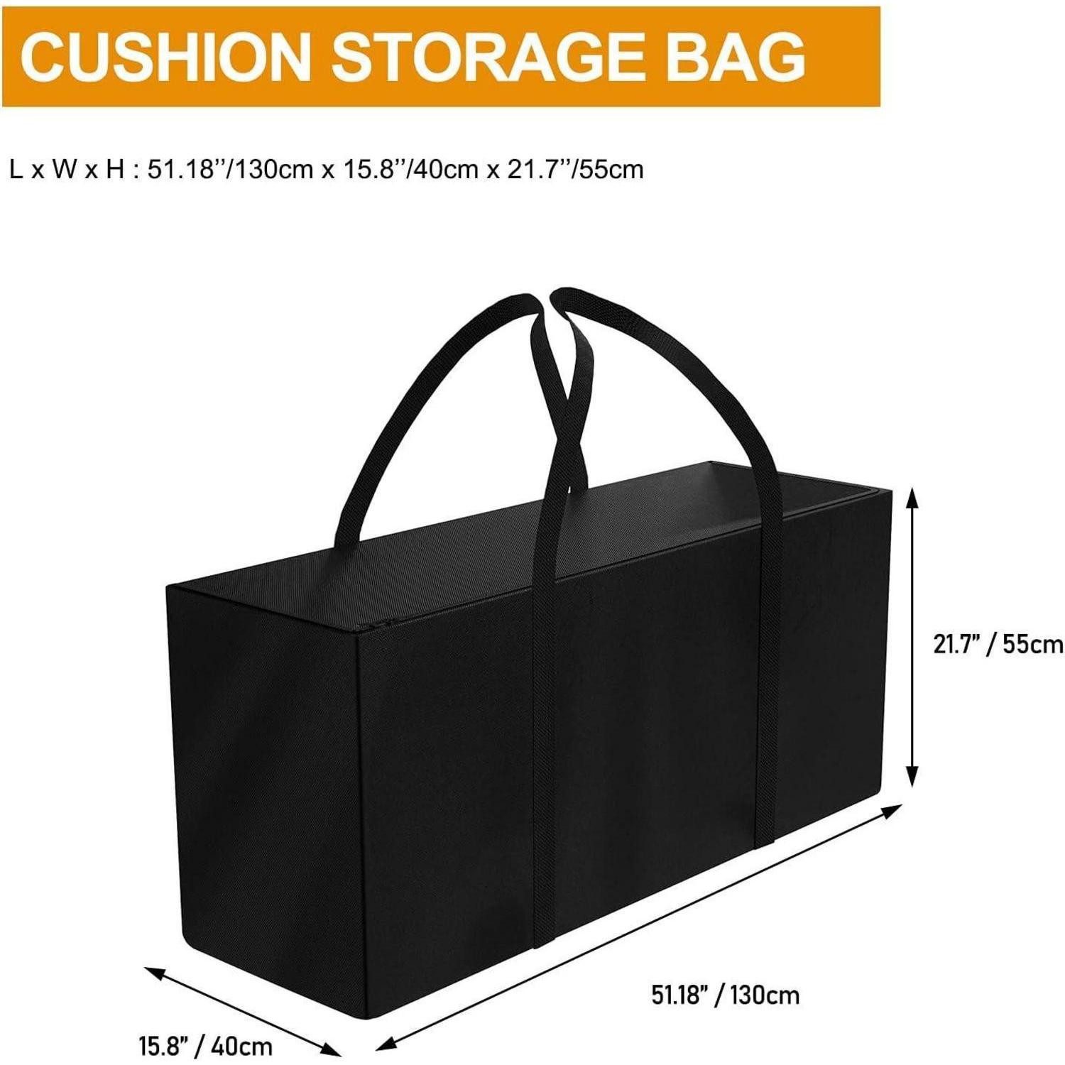 LuxusKollektion Gartenmöbel-Schutzhülle Auflagentasche XXL Gartenauflagen A günstig online kaufen