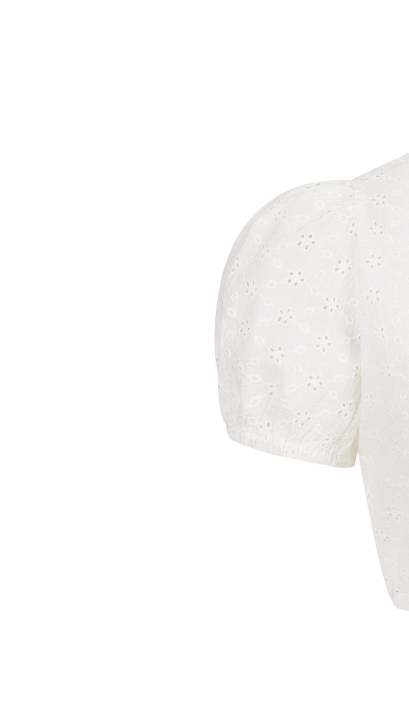 Nübler Dirndlbluse Dirndlbluse kurzarm Valentina in Creme von Nübler