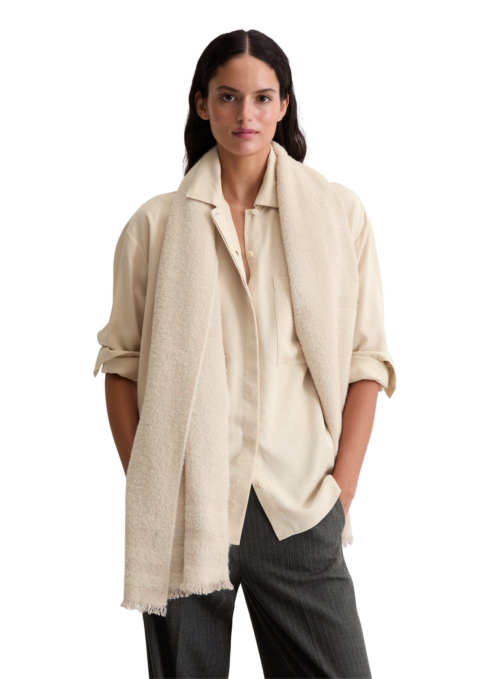 Marc O'Polo Loop aus Wolle-Alpakawolle-Mix