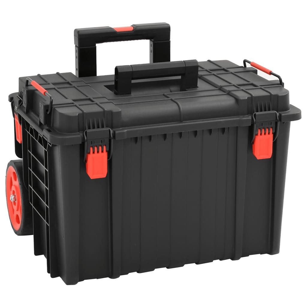 vidaXL Kameratasche Koffer für Flugreise Tragbar Schwarz 56,5x45,5x48 cm PP