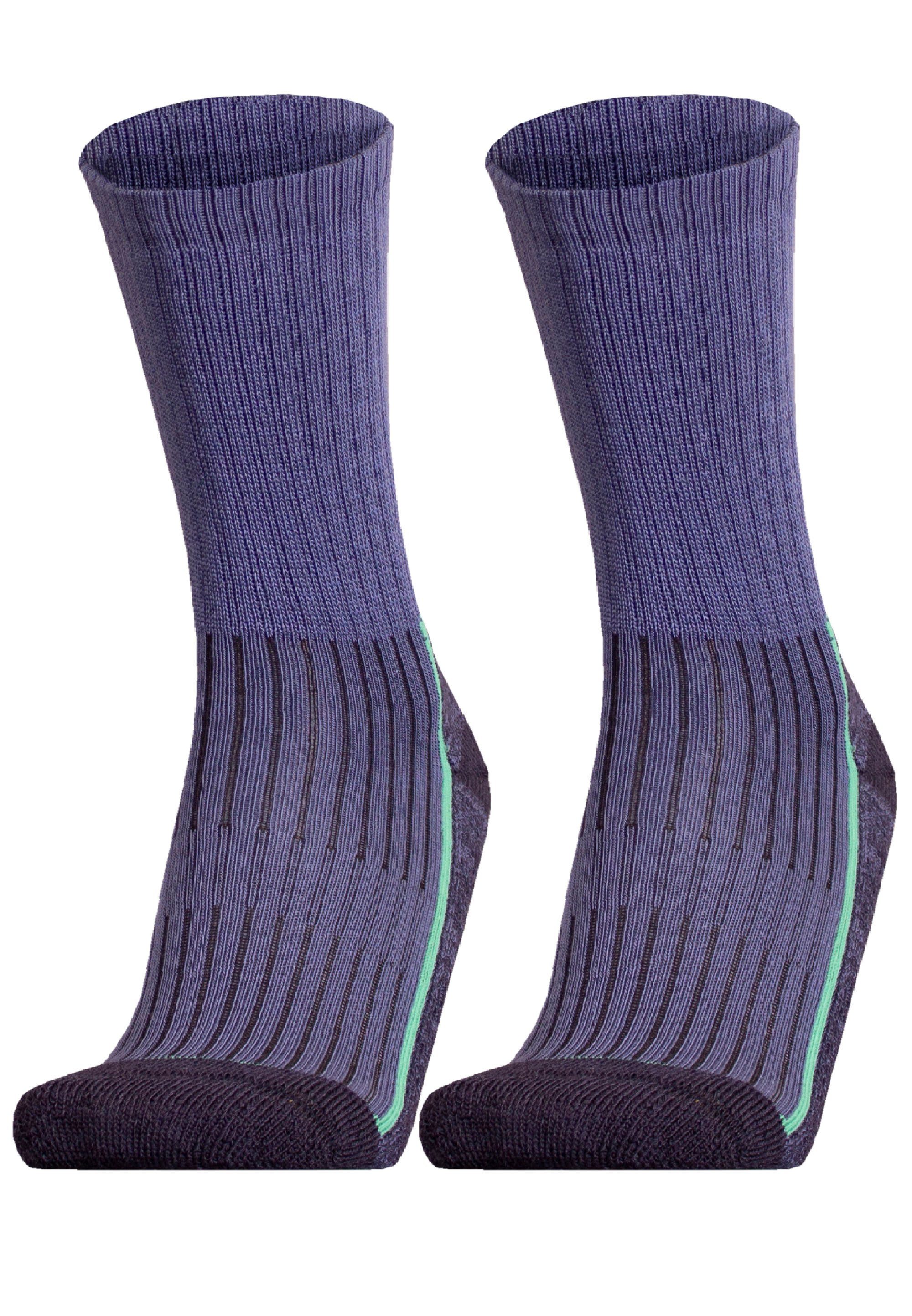 speziell Pack 2er Socken SAANA geformter blau (2-Paar) UphillSport Ferse mit